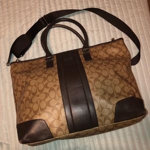Coach Large Signature Brief Case